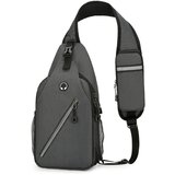 INF Večnamenska moška torba za čez ramo DarkGrey, (21535673) Cene