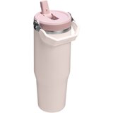 Stanley IceFlow™ Flip Straw Tumbler steklenica za vodo iz nerjavnega jekla Rose Quartz 890 ml | Shoptok.si
