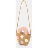 Sinsay Torba od papirnate slame s 3D cvjetnom aplikacijom | shoptok.hr