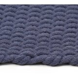  Tepih pravokutni modri 160 x 230 cm pamučni | shoptok.hr