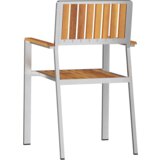  Stackable Garden Chairs 8 pcs 54.5x56x87 cm Solid Wood Teak | shoptok.hr