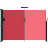  Uvlačiva bočna tenda 140 x 600 cm crvena | shoptok.hr