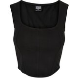 Urban Classics Women's Short Corsage Top Black | shoptok.hr