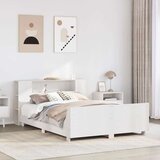 vidaXL Okvir kreveta bez madraca bijeli 160x200 cm od masivne borovine | shoptok.hr
