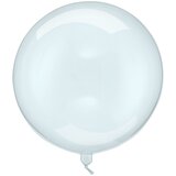 PARTY DECO balon sphere, 40cm, prozorno modra | Shoptok.si