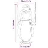vidaXL Figura pingvina na snijegu Topla bijela 78 x 88 x 180 cm | shoptok.hr