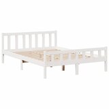  s regalom z knjige bez madraca bijeli 150x200cm borovina | shoptok.hr