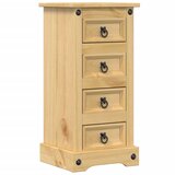 Maison Chic Nočna omarica - Nočna miza Corona 35x32,5x74 cm trdna borovina, (21687587) Cene