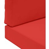  Zunanja blazina za kavč 2 pcs Rdeča Poliester, (5000202444) | Shoptok.si