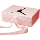 jumpman - poklon kutija sa satenskom mašnom roze 33 x 27 x 12 cm