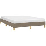  Okvir za krevet bez madraca smeđesivi 160x200 cm od tkanine | shoptok.hr
