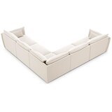 Mazzini Sofas Bež žametna kotna sedežna garnitura Vanda – | Shoptok.si