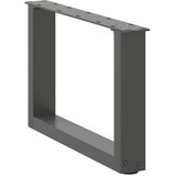  Noge za klub stolić U-oblik 2 kom antracit 50 x (30-31) cm čelik | Eponuda.ba