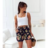 UR/CEO Navy loose floral shorts Basma | shoptok.hr