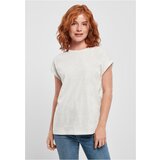 Urban Classics Women's T-shirt with extended shoulder light grey Cene