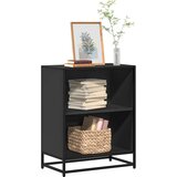 vidaXL Ormar za knjige crni 60x35x76 cm izrađeno drvo Cijene