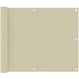 Furnova Balkonsko platno krem 75x500 cm oksford blago, (21919122) | Shoptok.si