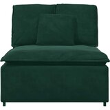  Modularni Sofa Centralni Modul s Jastucima Tamnozeleni 100 cm | Eponuda.com
