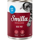 Smilla Ekonomično pakiranje lončića s govedinom 24 x 400 g - Govedina s ribom | shoptok.hr