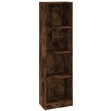 Maison Chic Knjižna omara - Knjižni regal 4-nadstropna dim. hrast 40x24x143 cm inženir. les, (21725779) | Shoptok.si
