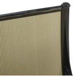  Nadstrešnica Aluminijumska 270x120cm Crna Bronza 5mm | Eponuda.com