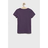 Guess Otroška kratka majica vijolična barva | Shoptok.si