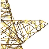  3D Zvijezda Topla bijela 55 x 52.5 x 9 cm Ratan | Eponuda.com