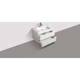 HULLER Smile ormarić s ugrađenim umivaonikom- bijeli sjaj | shoptok.hr