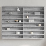  Vitrina boja sivog hrasta sonome 100x8,5x75 cm drvena | shoptok.hr