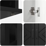  Mačja Kuća Crna 85 x 55 x 50 cm Konstruirano drvo | shoptok.hr