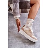 Boto Women's Low Sport Shoes On The Platform Beige Kyllie | shoptok.hr