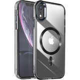 AVIZAR MagSafe ohišje za iPhone XR Crystal Color Back, Črna, (5000011738) | Shoptok.si