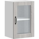 Maison Chic Kuhinjska stenska omarica - Kuhinjska omarica steklenimi vrati Porto siva sonoma iu337, (22062482) | Shoptok.si