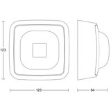 Steinel 064327 - detektor prisustva ir quattro HD-2 24 m COM1 IP54 bela | Eponuda.com