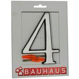 Kućni broj 4 (Visina: 115 mm, Srebrne boje, Aluminij) Cijene