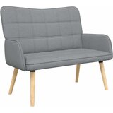  Kauč za dvoje Svijetlo siva 115 x 61 x 87 cm tkanina | Eponuda.com