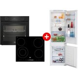 Beko Ugradna Ploča Hic 64502 T + Ugradna rerna BBIR17300BCS + Ugradni frižider BCHA275E4SN | Eponuda.com