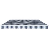  Sklopiva tenda na ručno upravljanje 400 cm plavo-bijela | shoptok.hr