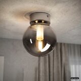  Stropna svetiljka ELIAS 1xE14/5W/230V Ø 13 cm mat hrom/zadimljeno sivo | Eponuda.com