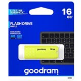 Goodram UME2 USB izbrisljiv spominski pogon 16 GB USB Tip-A 2.0 Rumena | Shoptok.si