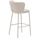 Kave Home Bež barski stol (višina sedeža 75 cm) Ciselia – | Shoptok.si