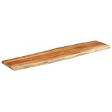 Stolna ploča 180x40x3,8 cm pravokutna bagremovo drvo živi rub | shoptok.hr