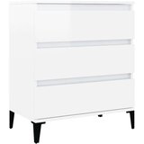  Komoda sjajna bijela 60 x 35 x 70 cm od konstruiranog drva | shoptok.hr