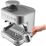 Sencor SES 6010SS Aparat za espresso, grijač šalica, integrirani mlinac za kavu, 15 bara, srebro | shoptok.hr
