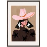 Styler Tiskana slika z okvirjem 50x70 cm Cowgirl – | Shoptok.si