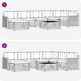  Set vanjskih sofa 8 kom. Prirodna i bež | shoptok.hr