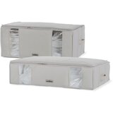 Compactor Set od 2 bež kutije za pohranu ispod kreveta s vakuumskim pakiranjem XXL Life Underbed Bags | Shoptok.si