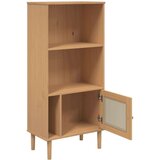 vidaXL Regal za knjige SENJA izgled ratana smeđi 60x35x130 cm borovina | shoptok.hr