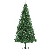 vidaXL Umestno božično drevo Zelena 300 cm PVC in kovina in plastika | Shoptok.si