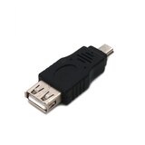  JWD-AD71 Adapter USB ženski ulaz na Mini USB 2.0, Crni | Eponuda.com
